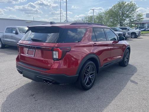 Red Metallic 2025 Ford Explorer ST