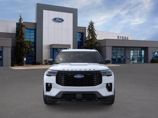 SPACE WHITE METALLIC 2026 Ford Explorer ST-Line