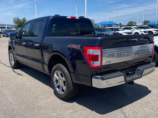 Antimatter Blue Metallic 2022 Ford F-150 King Ranch