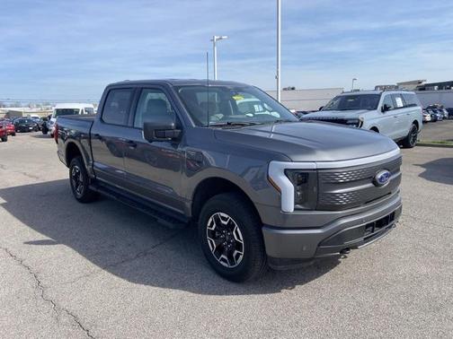 Gray Metallic 2022 Ford F-150 Lightning XLT