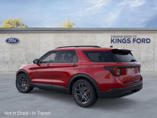 Rapid Red Metallic Tinted Clearcoat 2026 Ford Explorer ST-Line