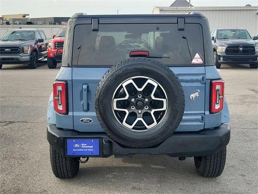 Azure Gray Metallic 2025 Ford Bronco Outer Banks