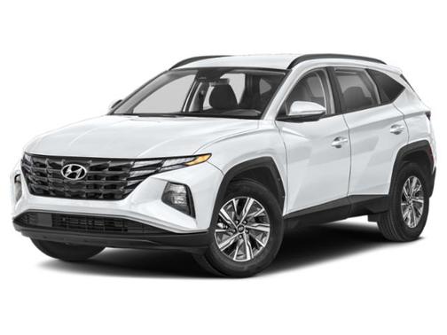 Quartz White 2022 Hyundai TUCSON Hybrid Blue