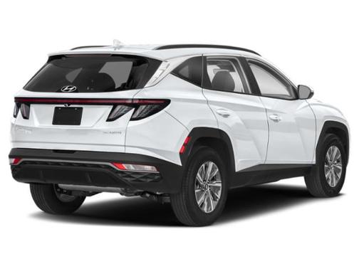 Quartz White 2022 Hyundai TUCSON Hybrid Blue