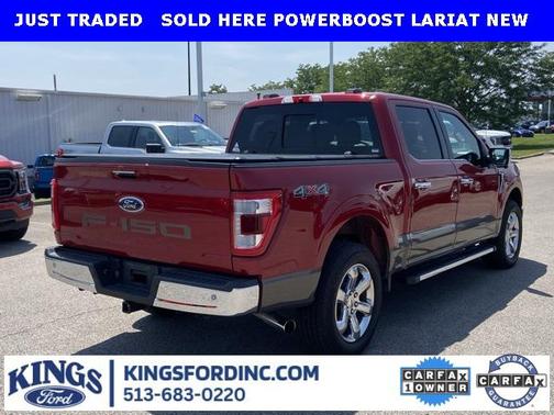 Rapid Red Metallic Tinted Clearcoat 2021 Ford F-150 Lariat