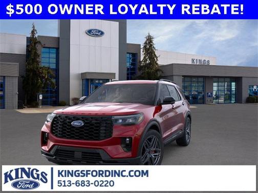 Red 2026 Ford Explorer ST-Line