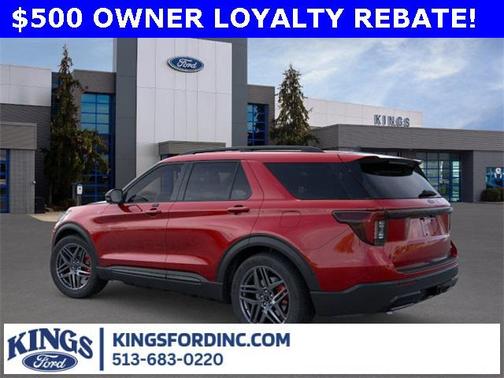 Red 2026 Ford Explorer ST-Line