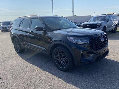 AGATE BLACK METALLIC 2025 Ford Explorer ST-Line