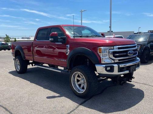Red Metallic 2022 Ford F-250 Lariat