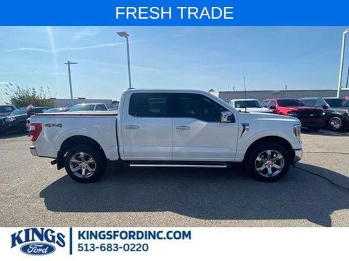 Star White Metallic Tri-Coat 2023 Ford F-150 Lariat