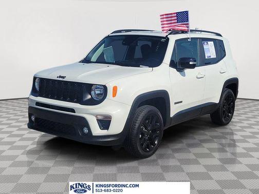 Alpine White Clearcoat 2023 Jeep Renegade Altitude