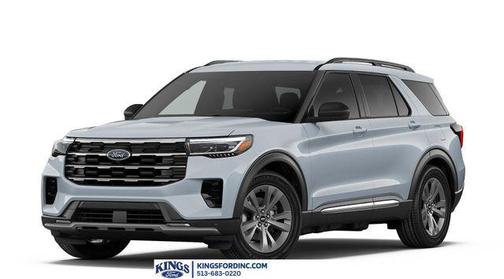 SPACE WHITE METALLIC 2026 Ford Explorer Active