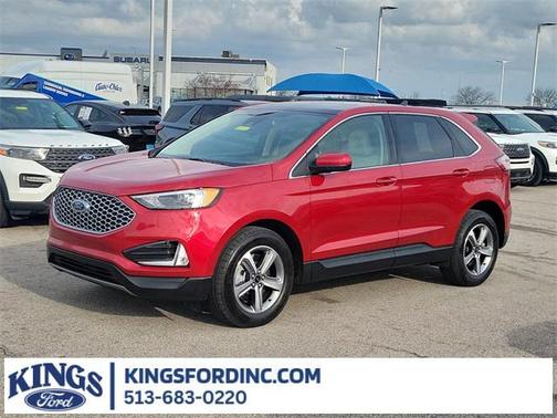 Rapid Red Metallic Tinted Clearcoat 2024 Ford Edge SEL