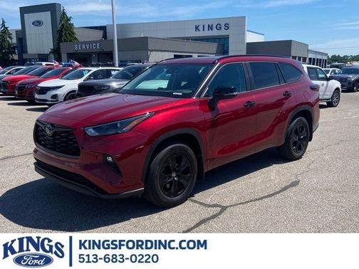 Ruby Flare Pearl 2024 Toyota Highlander Hybrid XLE