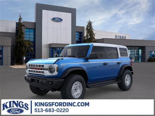 Velocity Blue Metallic 2026 Ford Bronco Heritage Edition