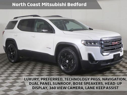 White Frost Tricoat 2023 GMC Acadia AWD AT4