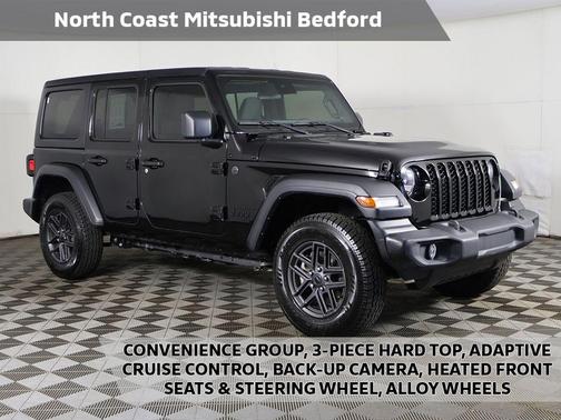 Black 2024 Jeep Wrangler Sport S