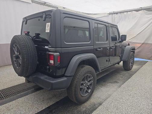 Black 2024 Jeep Wrangler Sport S