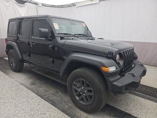Black 2024 Jeep Wrangler Sport S