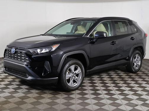 Midnight Black Metallic 2022 Toyota RAV4 Hybrid LE