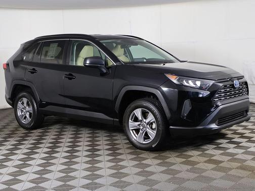 Midnight Black Metallic 2022 Toyota RAV4 Hybrid LE