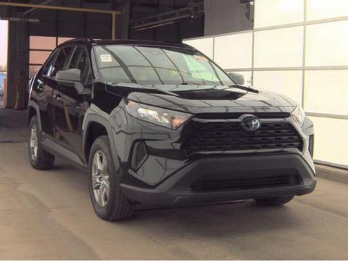 Midnight Black Metallic 2022 Toyota RAV4 Hybrid LE