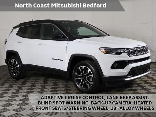 Bright White Clearcoat 2023 Jeep Compass Limited