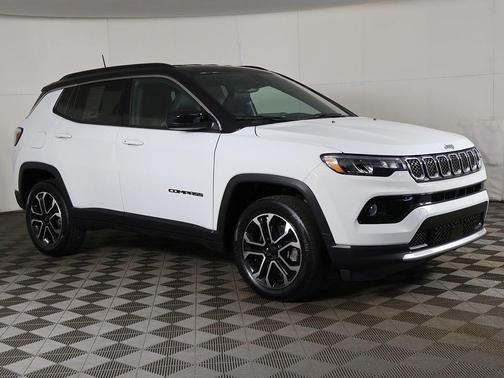 Bright White Clearcoat 2023 Jeep Compass Limited