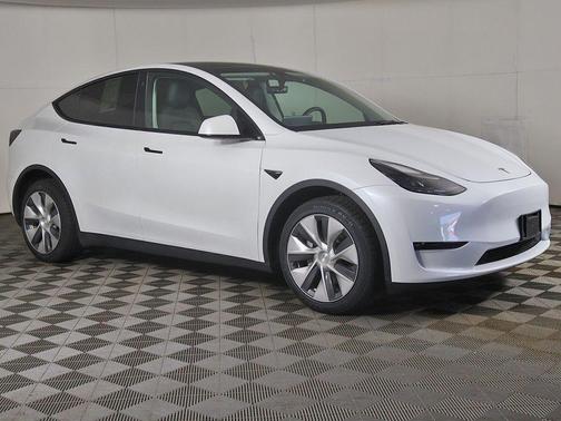 Pearl White Multi-Coat 2023 Tesla Model Y Long Range Dual Motor All-Wheel Drive
