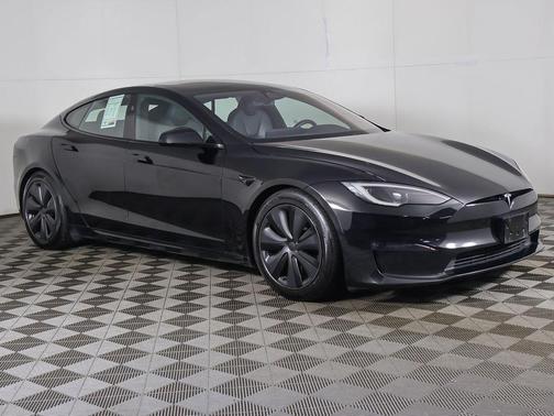Solid Black 2023 Tesla Model S Standard Range