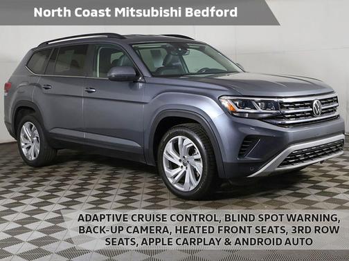 Platinum Gray Metallic 2021 Volkswagen Atlas 3.6L SE w/Technology