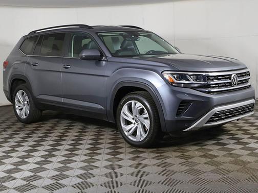 Platinum Gray Metallic 2021 Volkswagen Atlas 3.6L SE w/Technology