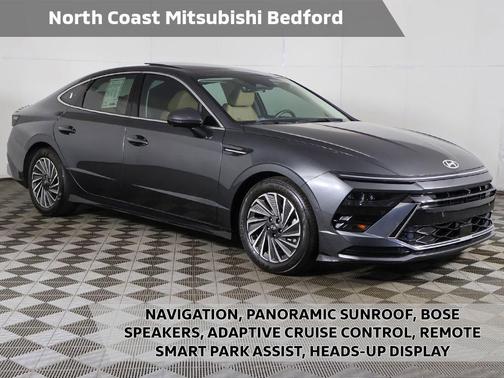Portofino Gray 2025 Hyundai SONATA Hybrid Limited