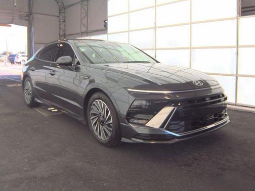 Portofino Gray 2025 Hyundai SONATA Hybrid Limited