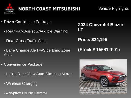 Radiant Red Tintcoat 2024 Chevrolet Blazer 2LT