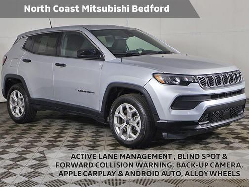 Silver Zynith Metallic Clearcoat 2025 Jeep Compass Sport
