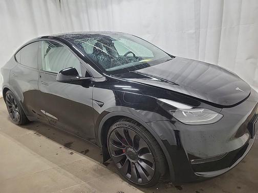 Solid Black 2023 Tesla Model Y Performance Dual Motor All-Wheel Drive