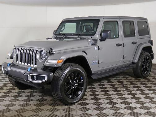 Sting-Gray Clearcoat 2023 Jeep Wrangler 4xe Sahara