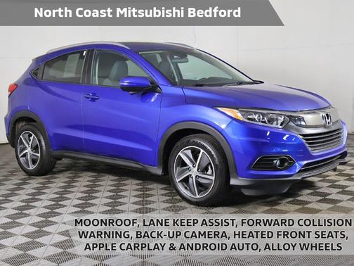 Aegean Blue Metallic 2021 Honda HR-V EX