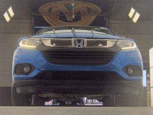 Aegean Blue Metallic 2021 Honda HR-V EX