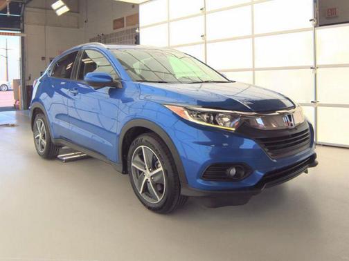 Aegean Blue Metallic 2021 Honda HR-V EX