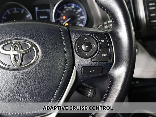 Blue 2017 Toyota RAV4 XLE