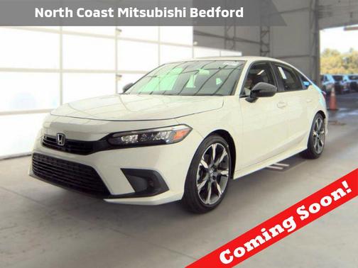 Platinum White Pearl 2025 Honda Civic Hybrid Sport