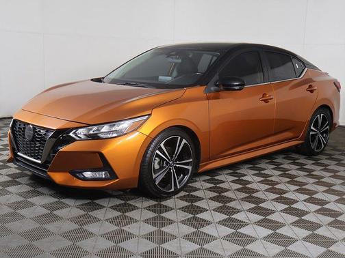 Monarch Orange Metallic/Super Black 2023 Nissan Sentra SR