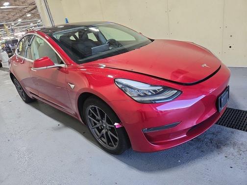 Red Multi-Coat 2018 Tesla Model 3 Long Range