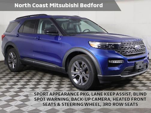 Atlas Blue Metallic 2022 Ford Explorer XLT