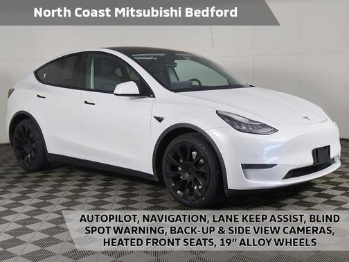 Pearl White Multi-Coat 2021 Tesla Model Y Long Range Dual Motor All-Wheel Drive