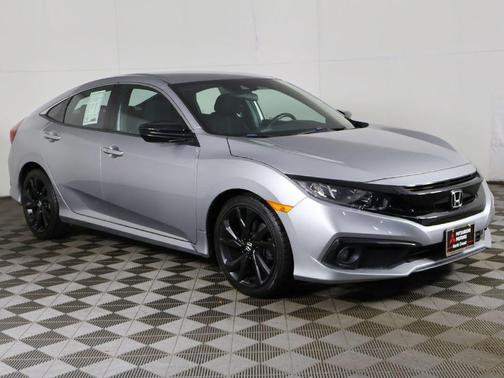 Lunar Silver Metallic 2020 Honda Civic Sport