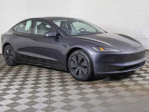 Stealth Grey 2025 Tesla Model 3 Long Range