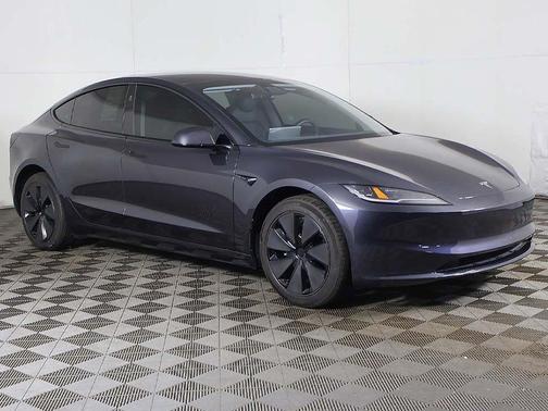 Stealth Grey 2025 Tesla Model 3 Long Range